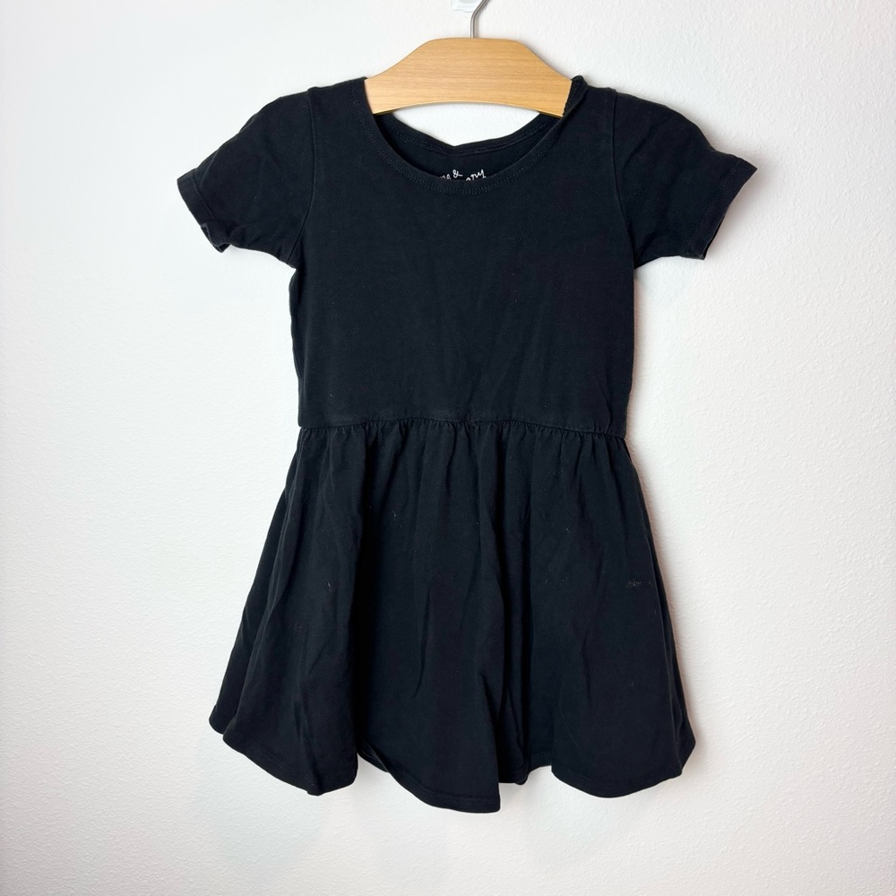 June & January Black Knit Dress